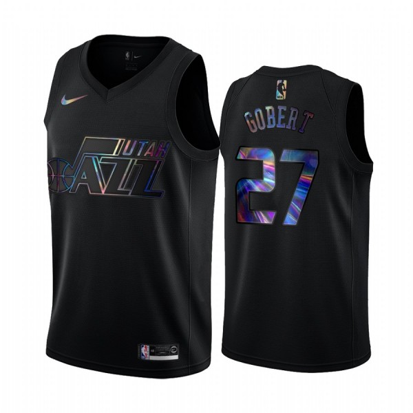 NBA Utah Jazz Trikot Rudy Gobert 27 Iridescent HWC Collection Swingman - Herren NBA Utah Jazz Trikot Rudy Gobert 27 Iridescent HWC Collection Swingman - Herren